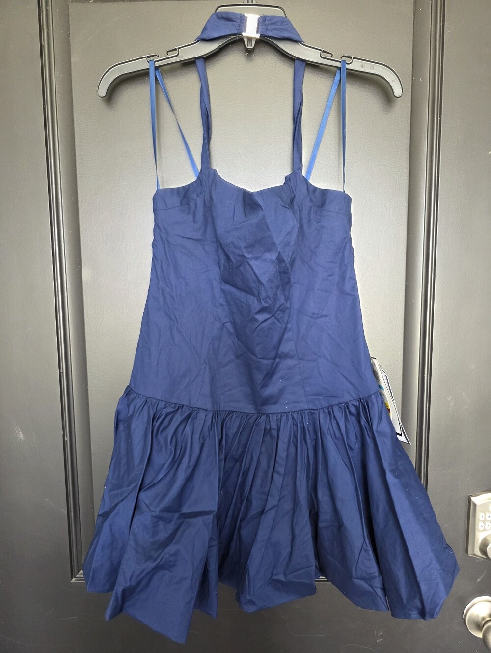 NWT Alex & Sophia Juniors Navy Fit & Flare Party Dress Size 5/6 Easter Wedding. - Picture 4 of 10
